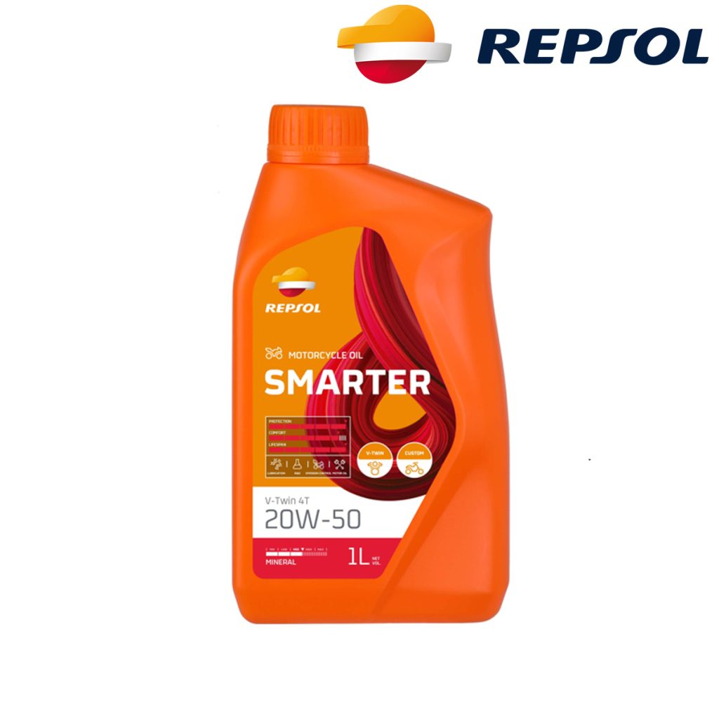 Motorno ulje - ulje za motore Repsol Smarter V-Twin 4T 20W50 1l RPP2066THC