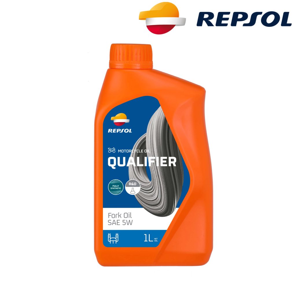 Hidraulično ulje za viljuške i amortizere za motore Repsol Qualifier Fork Oil SAE 5W 1l RPP9000AHC