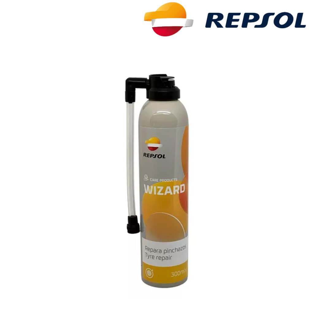 Sprej za krpljenje guma Repsol Wizard Tyre Repair 300ml RPP9070ZPC